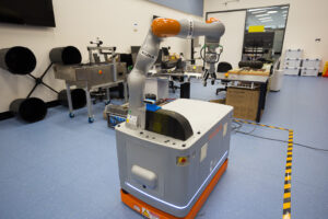 Cobot in robotics lab at UTS Tech Lab