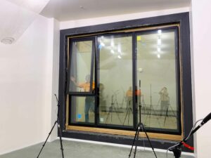 Trinity Windows testing in Acoustics Lab